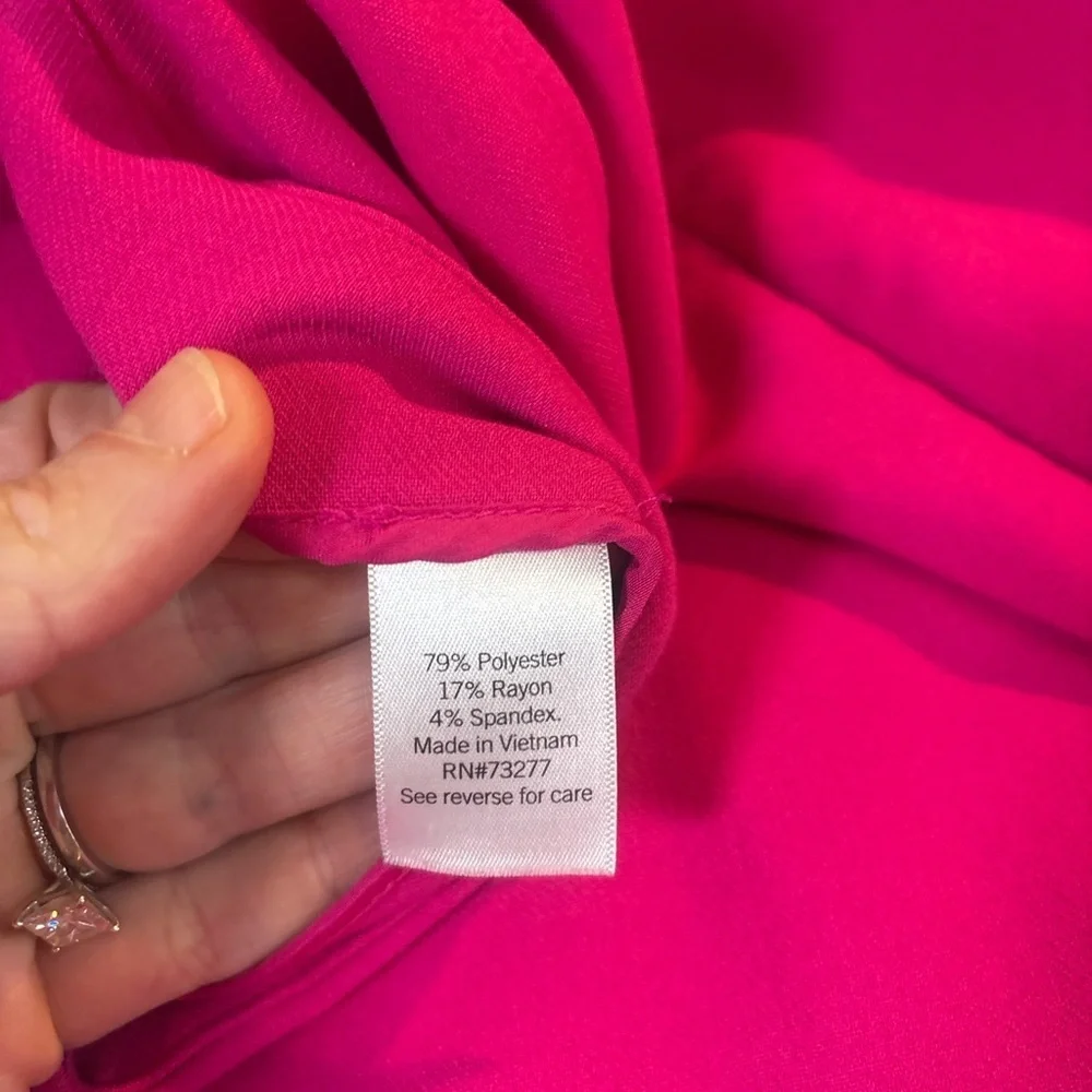 Nine West Women’s Wrap Front Skort – Hot Pink – Size XL 1188